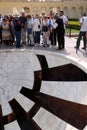 Detail of the Jai Prakash Yantra, a sundial which measures altitudes, azimuths, hour angles and declinations in the Jantar Mantar.