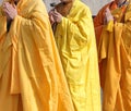 Detail, Japanese monks