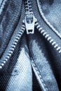 Detail of jeans close up Royalty Free Stock Photo