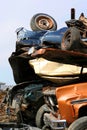 Detail of junk and machinery from a junkyard