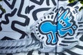 Detail From a Keith Haring and Pandora Collaboration Mural