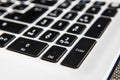 Detail of keyboard with enter button Royalty Free Stock Photo
