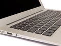 Detail of keyboard of Modern Slim Laptop