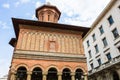 Detail of Kretzulescu Church (Biserica Kretzulescu), Bucharest, Romania