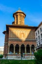 Detail of Kretzulescu Church (Biserica Kretzulescu), Bucharest, Romania