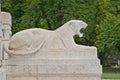 Detail of Lajos Kossuth mausoleum in Kerepesi Cemetery, Budapest