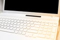 Detail of a laptop keyboard Royalty Free Stock Photo