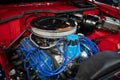 American V8 302 carburetion engine with Edelbrock intake