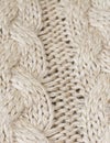 Detail of a large knitting patterns. Vertical photo. Royalty Free Stock Photo