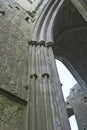 Detail of large stone archway, Rock of Cashel