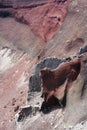 Detail of the lava flow in Red Crater Royalty Free Stock Photo