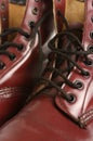 Detail of leather boot Royalty Free Stock Photo