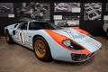 Detail of the legendary 1966 Ford GT40 winner of the 24h Le Lemans