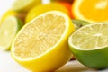 Detail of lemon and lime