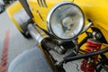 A detail of a light sport carÃÂ´s headlight Royalty Free Stock Photo
