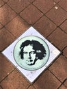 Ludwig Van Beethoven street plaque in Bonn Germany