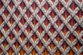 detail of machine-knit wool sweater pattern Royalty Free Stock Photo