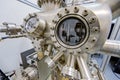 Detail of machinery in physics laboratory Royalty Free Stock Photo