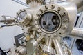 Detail of machinery in physics laboratory Royalty Free Stock Photo