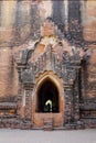 Detail of Mahamuni temple in Bagan, Myanmar