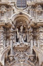 Detail of the main entrance of the church of San Agustin, Lima