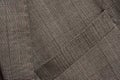 Detail of a man`s business suit. Tailoring background Royalty Free Stock Photo