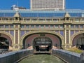 Detail of Manhattan Staten Island Ferry terminal Royalty Free Stock Photo