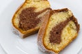 Marble cake Royalty Free Stock Photo