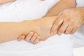 Detail of massage foot