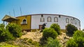 Detail of Matalascanas Bullring in Andalusia, Spain.