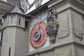 Detail of medieval Clock Tower, Zytglogge, in town Bern in Switzerland.