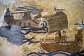 Medieval frescoes at upper Sperlonga, Italy. Royalty Free Stock Photo