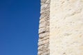 Detail of mediterranean country house made of stone on a sunny d Royalty Free Stock Photo