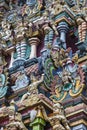 Detail of Meenakshi Temple in Madurai, India