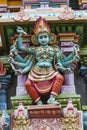 Detail of Meenakshi Temple in Madurai, India