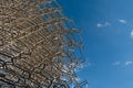 Detail of Megastructure made of Aluminium Beehive