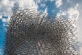 Detail of Megastructure made of Aluminium Beehive