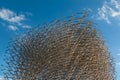 Detail of Megastructure made of Aluminium Beehive