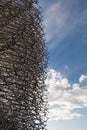 Detail of Megastructure made of Aluminium Beehive