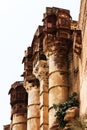 Detail of the Mehrangarh Fort in Jodhpur during daytime