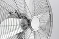 Detail of metal electric fan Royalty Free Stock Photo