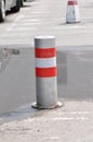 Metallic bollard Royalty Free Stock Photo