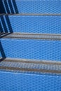 Detail of metallic stairs