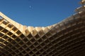 Detail of the Metropol Parasol in Seville, Spain