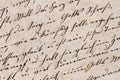 Detail of a Mid-19th Century German Handwritten Letter