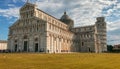 Detail of Miracles Square in Pisa on a sunny day, Tuscany - Ital