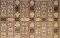 Detail of the mirrored ceiling in the Mirror Palace at Amber Fort in Jaipur