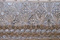 Detail of the mirrored ceiling in the Mirror Palace at Amber Fort in Jaipur