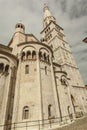 Detail of Modena`s Duomo in Italy 7