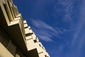 Detail of modern apartment house Royalty Free Stock Photo